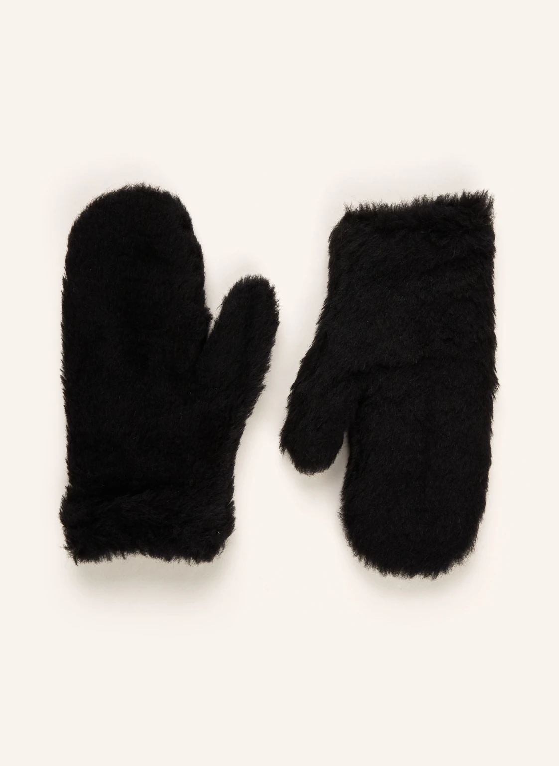 Max Mara Teddyfell-Fäustlinge OMBRATO mit Alpaka