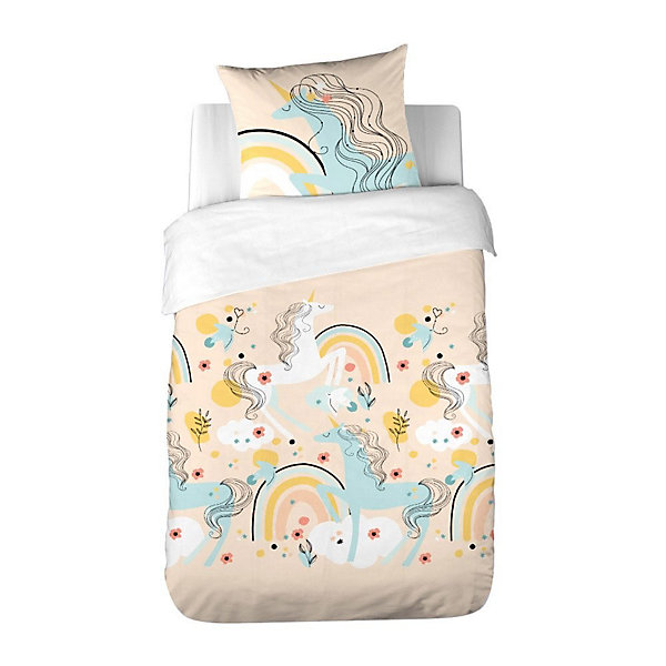 Housse de couette 140x200 Lola   taie polycoton