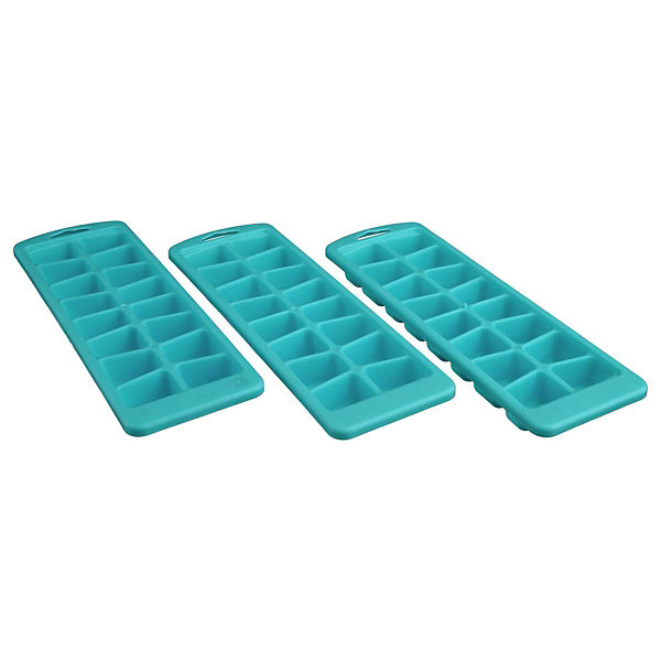 Lot de 3 bacs à glaçons - Turquoise- 5five