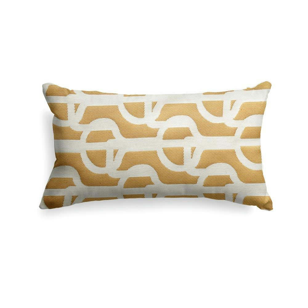 AMARRA - Housse de coussin coton Beige 25x45 cm