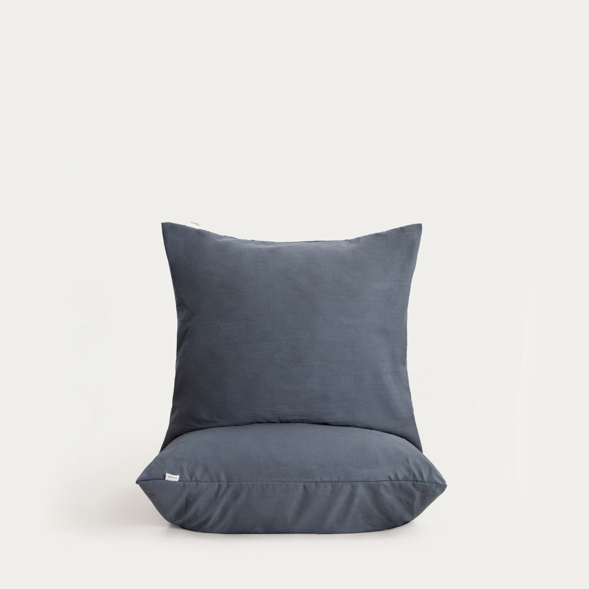 Zestaw dwóch poszewek MAISY z mikrofibry szarych 2*40x40 cm