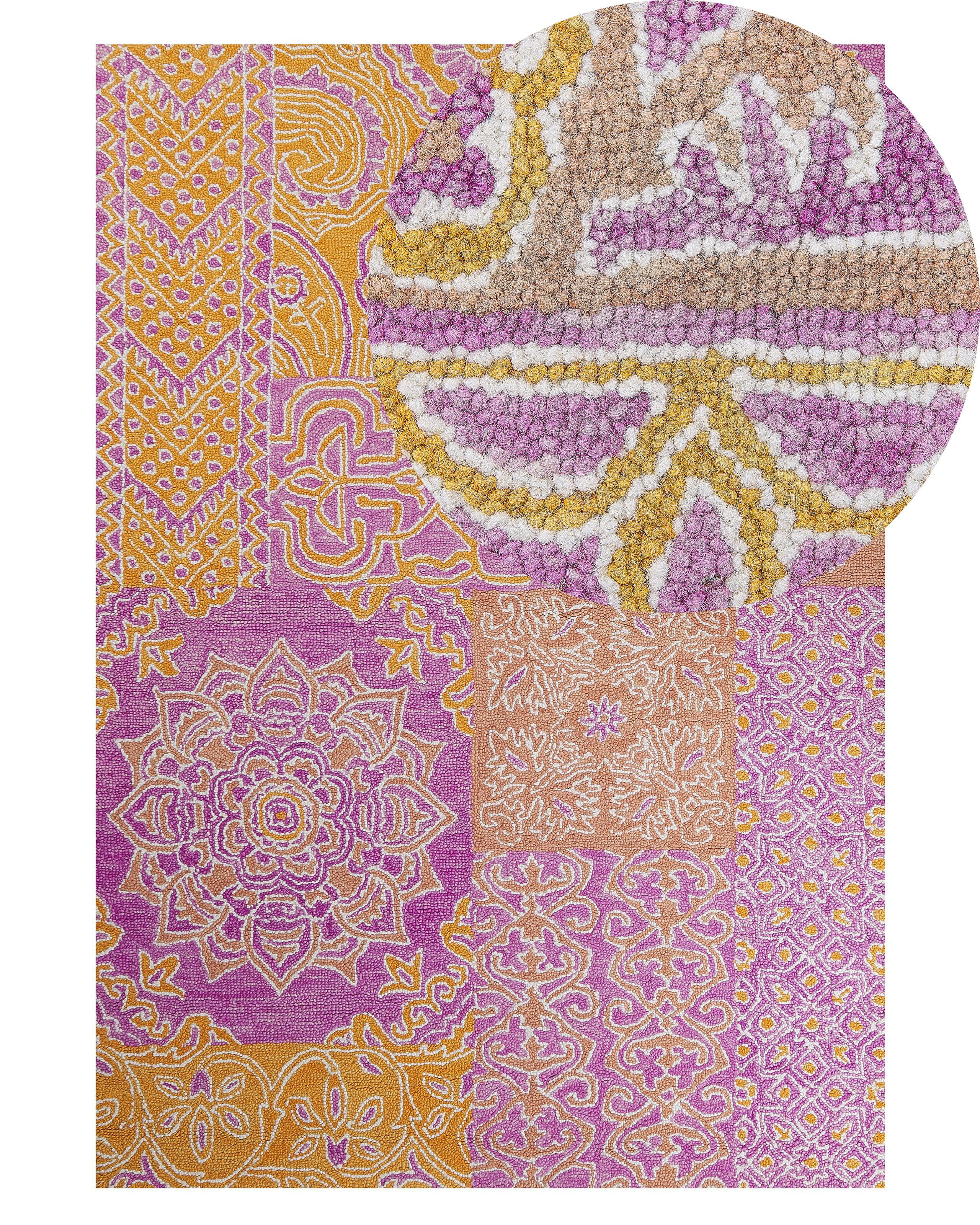 Dywan orientalny vintage 140x200 cm wielokolorowy