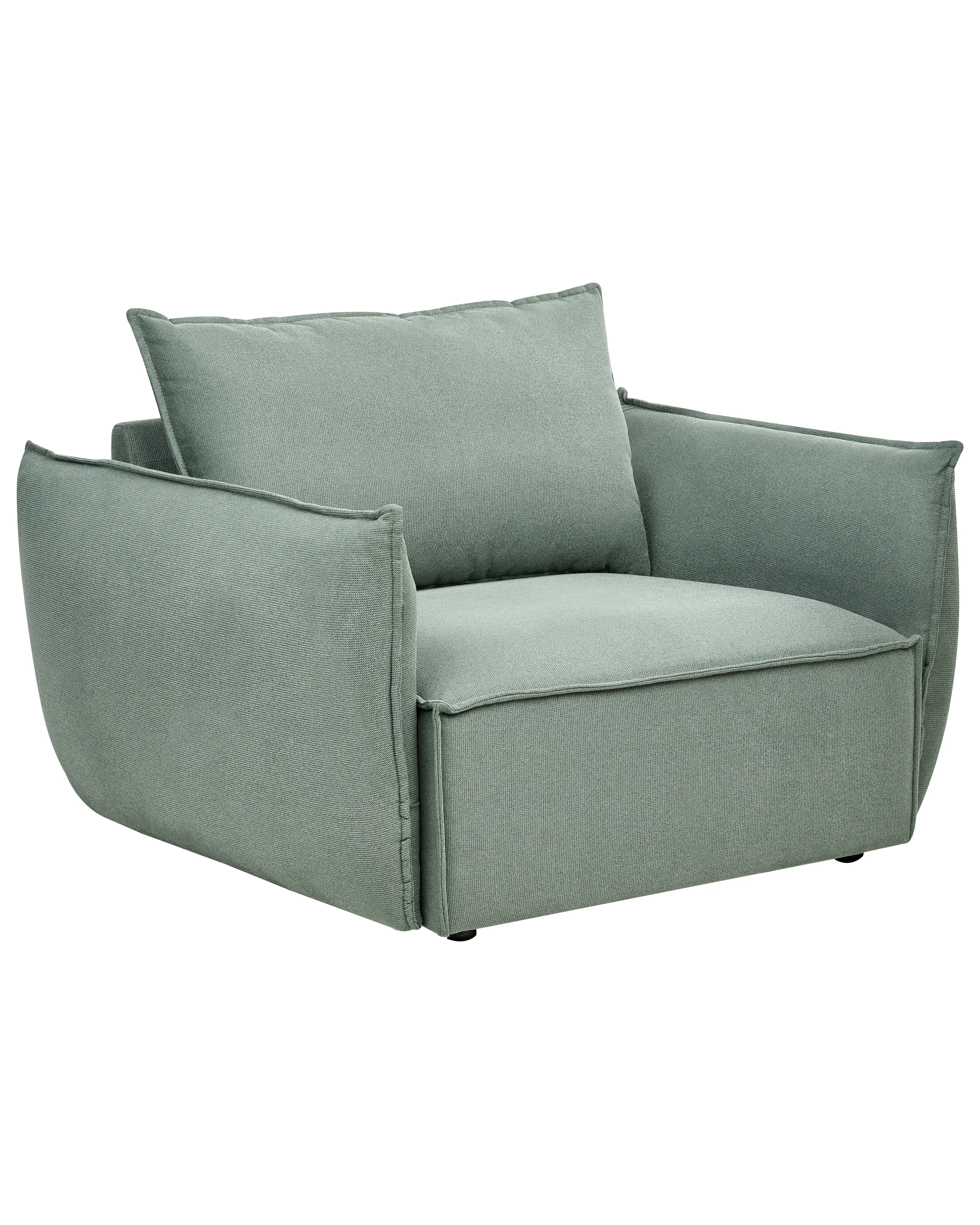 Armchair KUNES Fabric Light Green