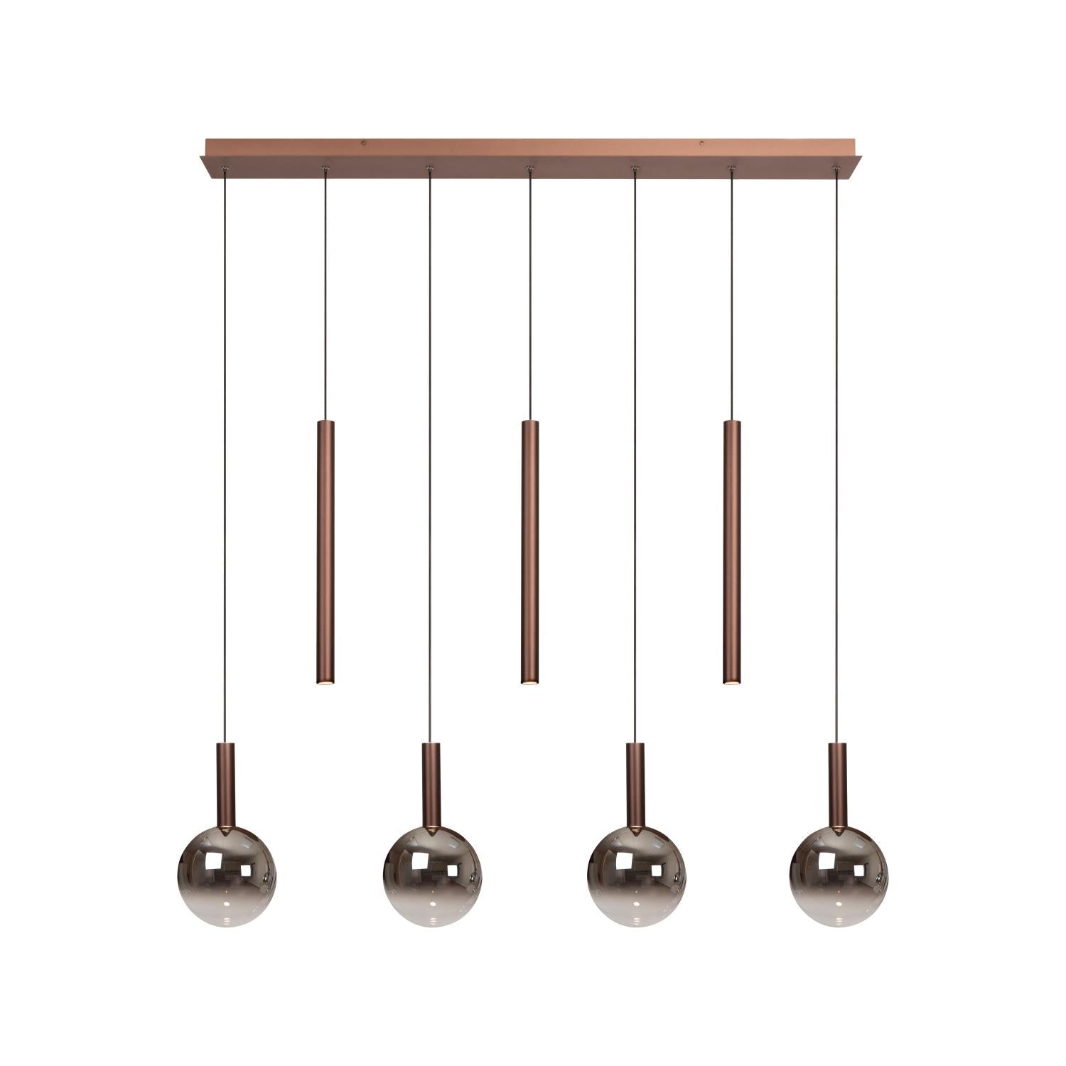 Lucide Premium JASMINE Hanglamp - Koper