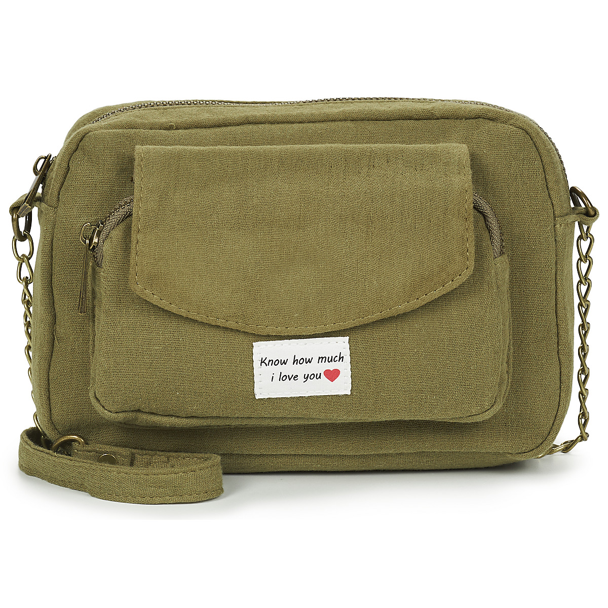 Pieces - PCBROOKE CROSS BODY - Kaki