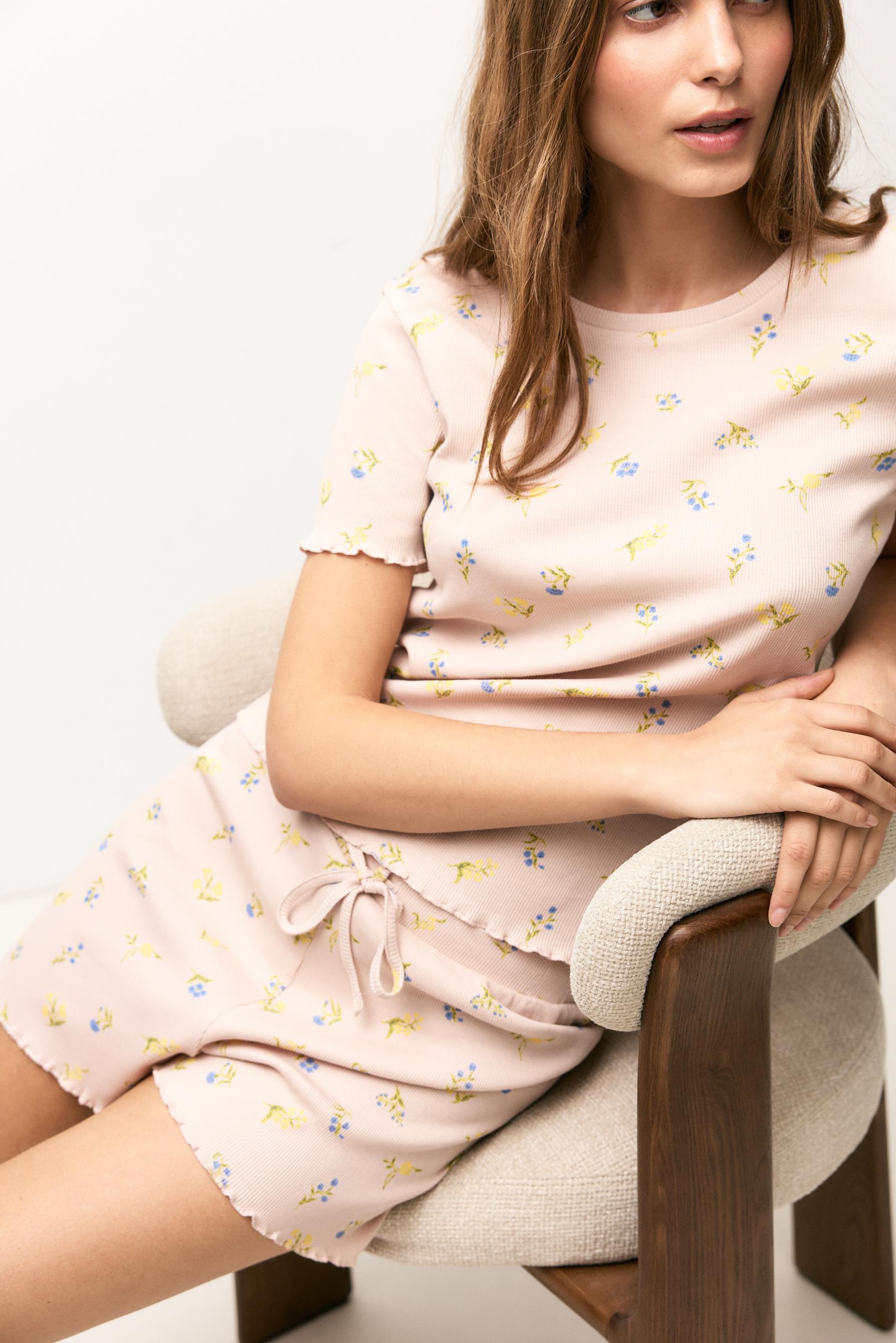 Pijama corto estampado