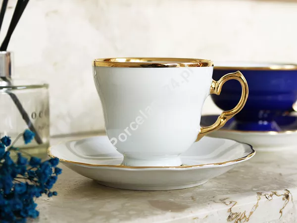 Filiżanka ze spodkiem 0,17 L / 14 cm Ćmielów - Alaska Dzień 3618 GIFT BOX
