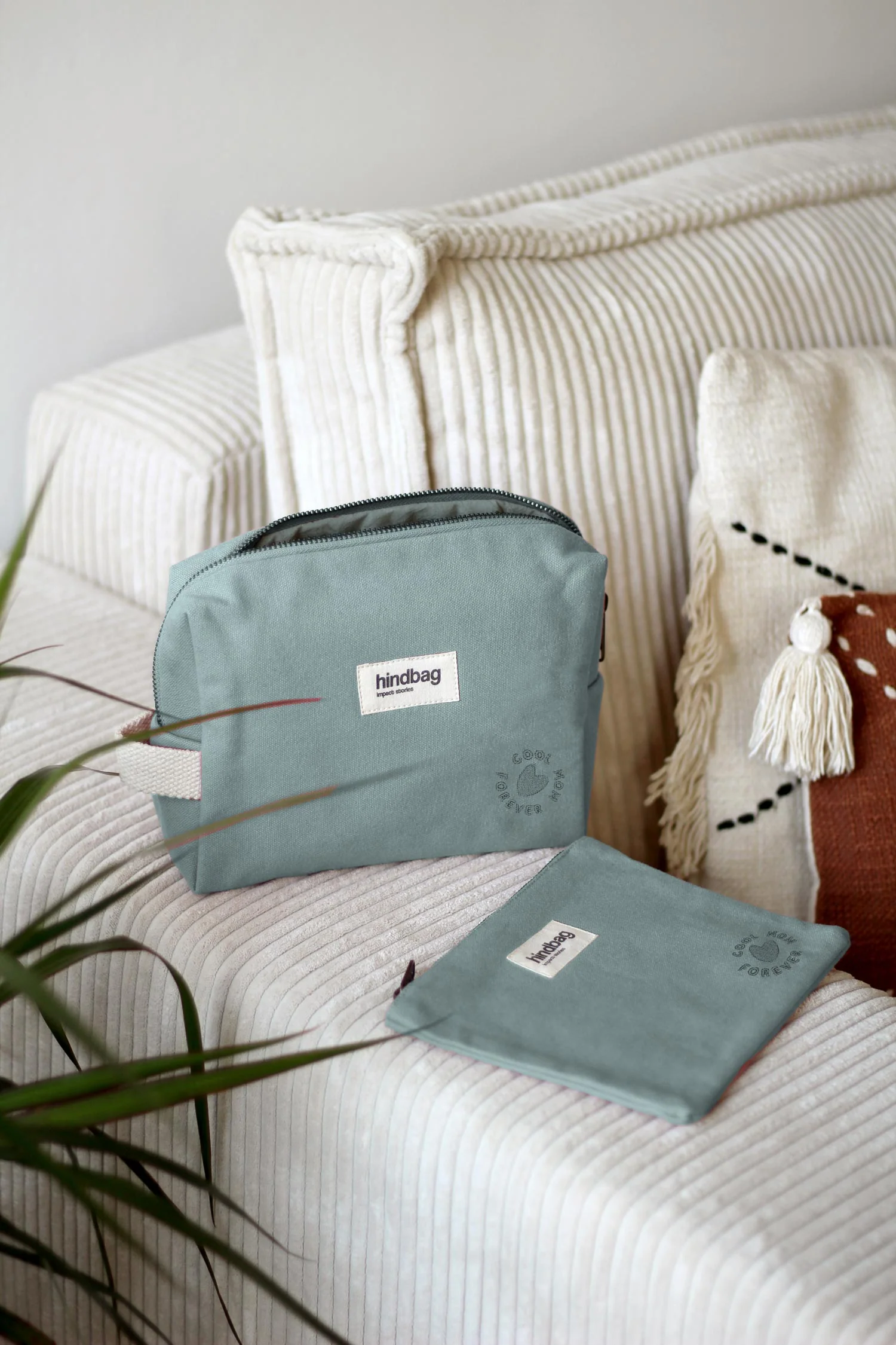 Trousse de toilette Cool Mom Sauge
