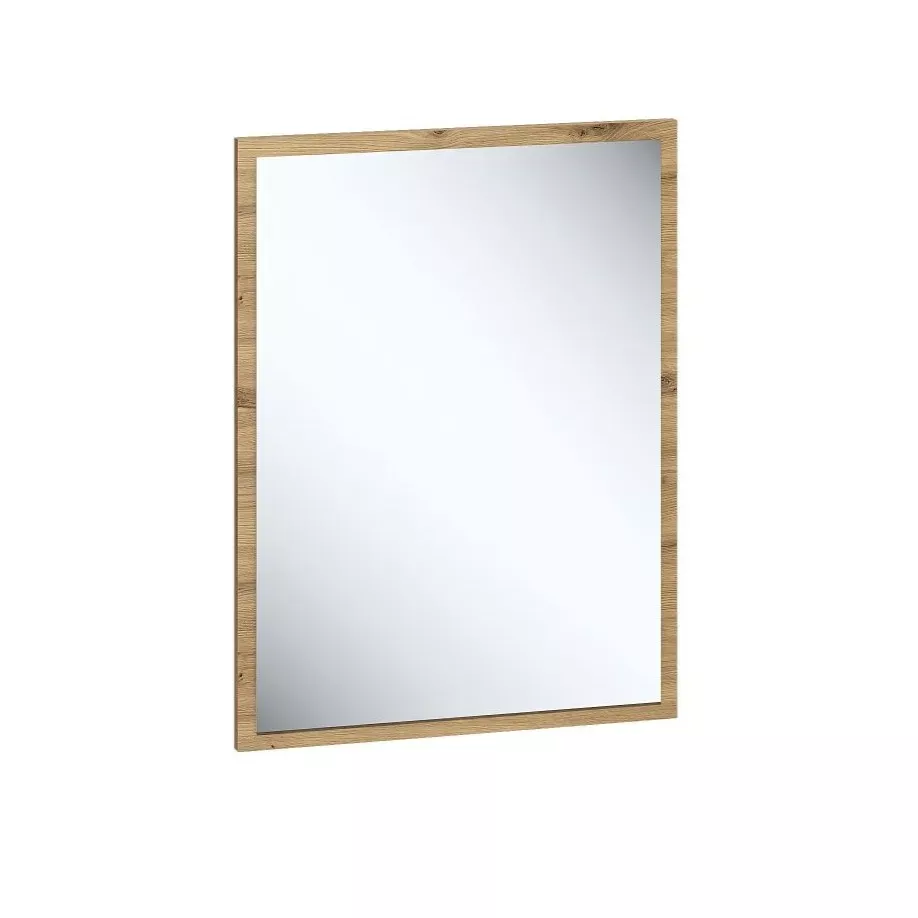 Lustro wiszące NIKOLA 65x50 dąb artisan