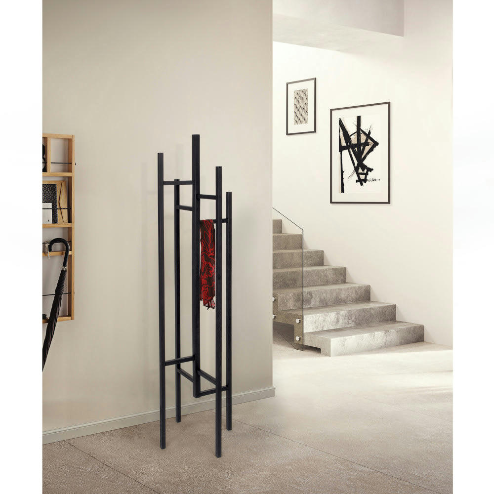 EIGEN - Porte-manteaux design bois massif noir