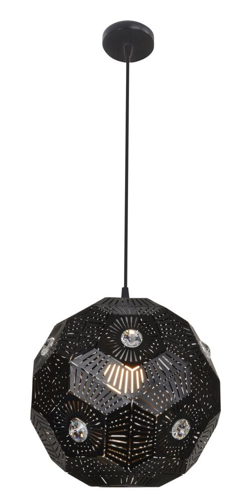 Lampa wisząca czarna EUPHORIA 1xE27x40W wym: 120x30x30 cm Candellux
