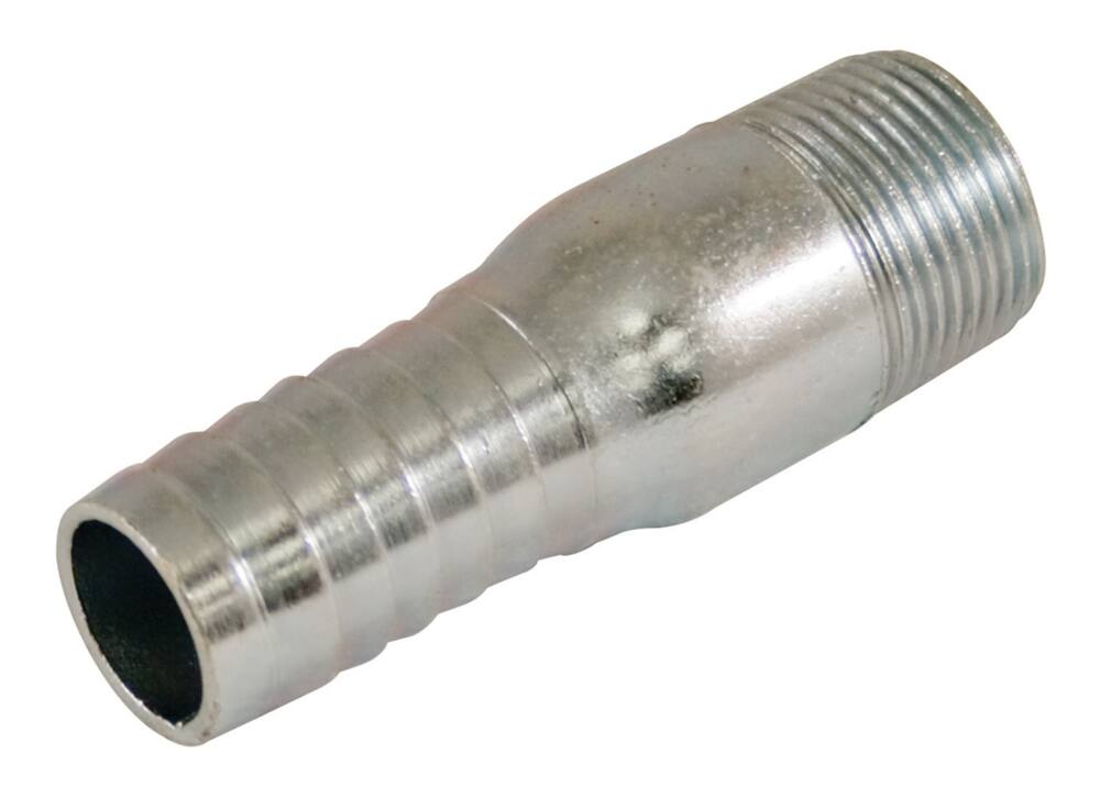 Aqua-Dynamic Galvanized Grey Steel Adapter Insert, Male Pipe Thread, 1-1/4-in