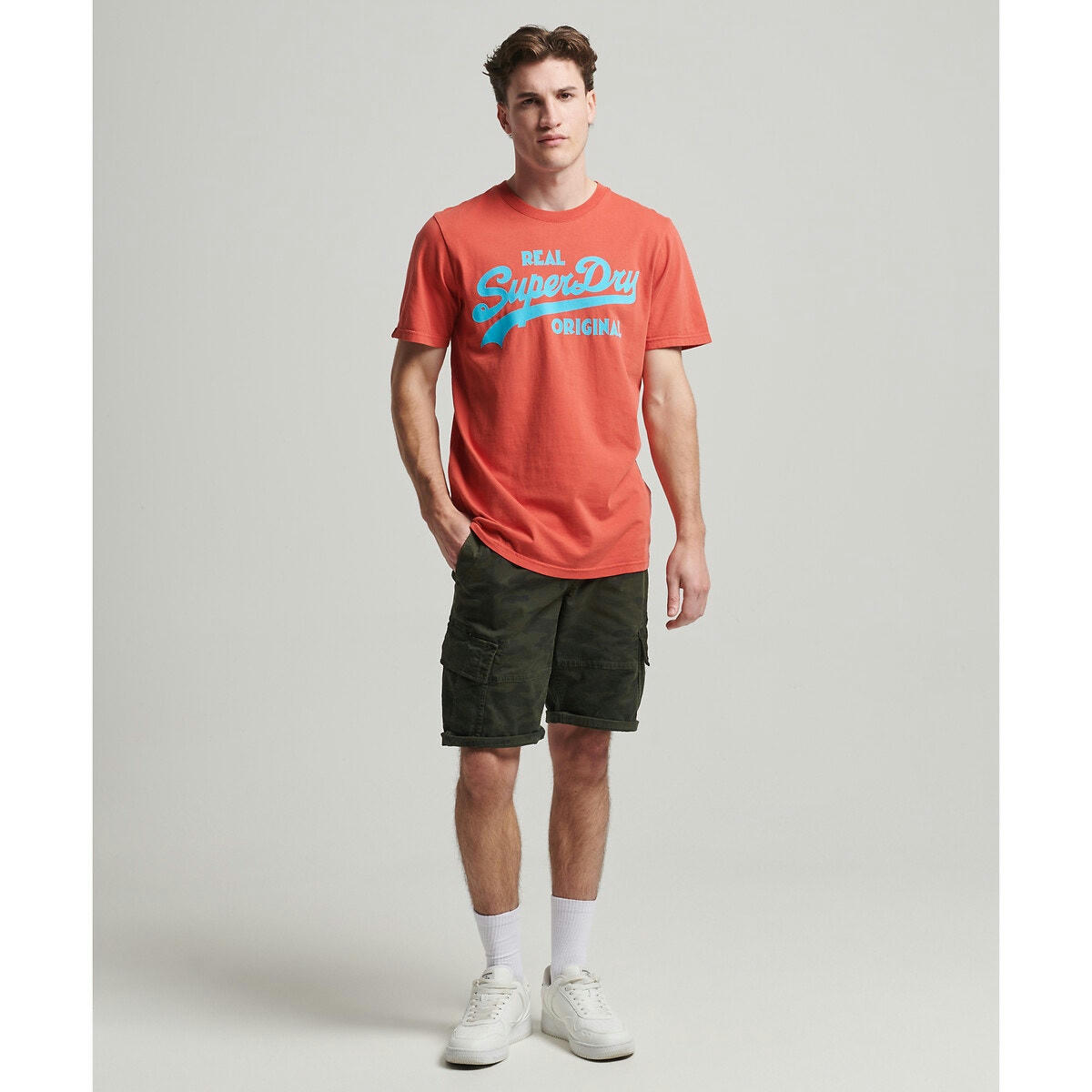 T-shirt manches courtes imprimé, col rond