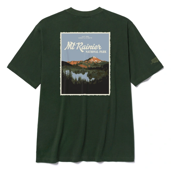 T-Shirt, Gr. M, waldgrün