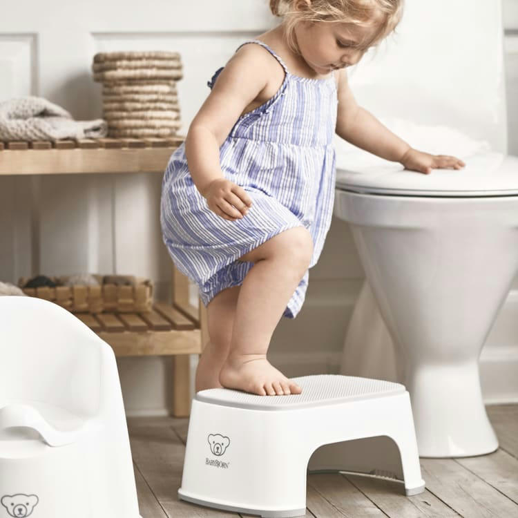 - Marche pied Gris et blanc