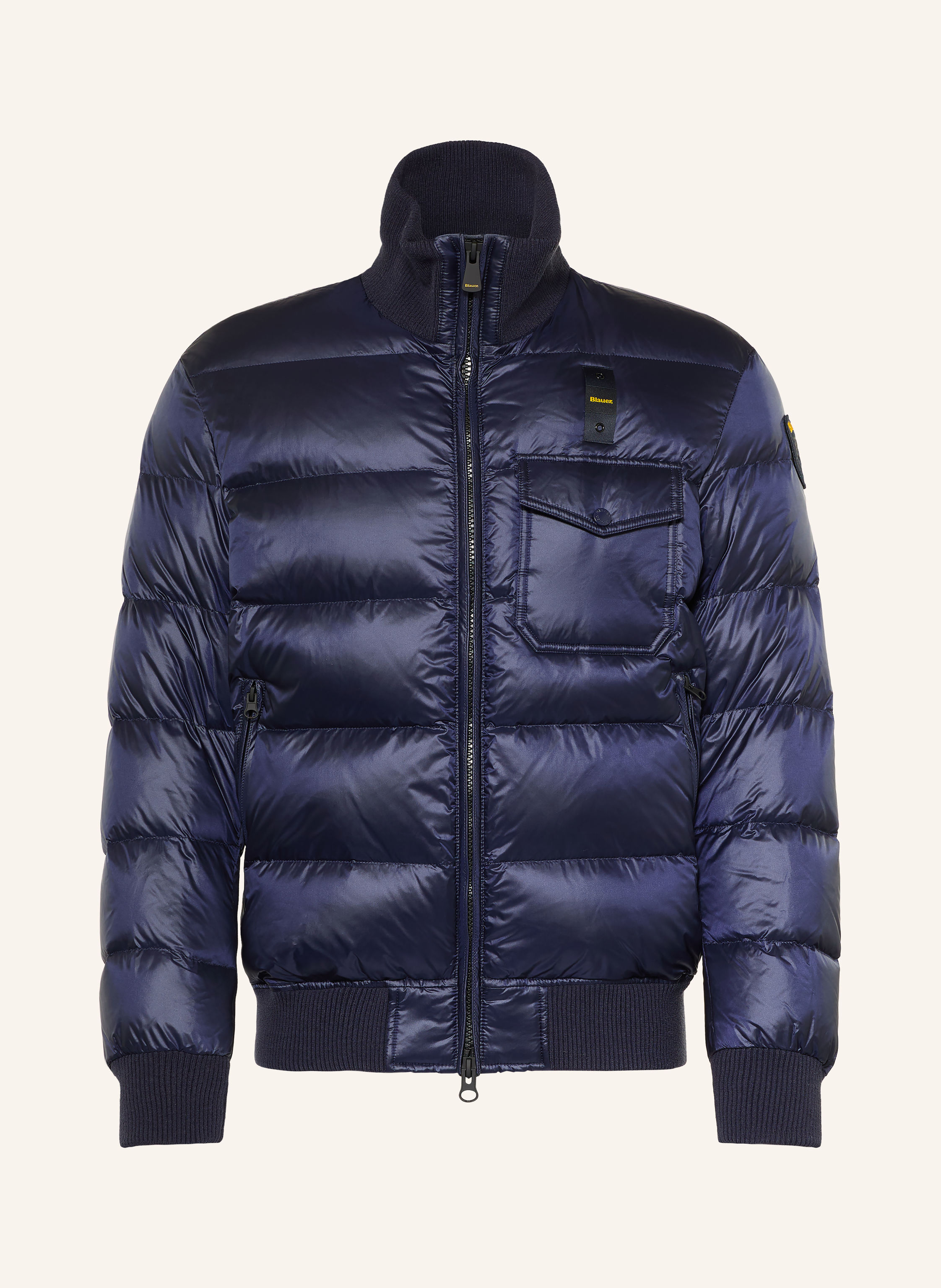 Blauer Daunenblouson ROBERT
