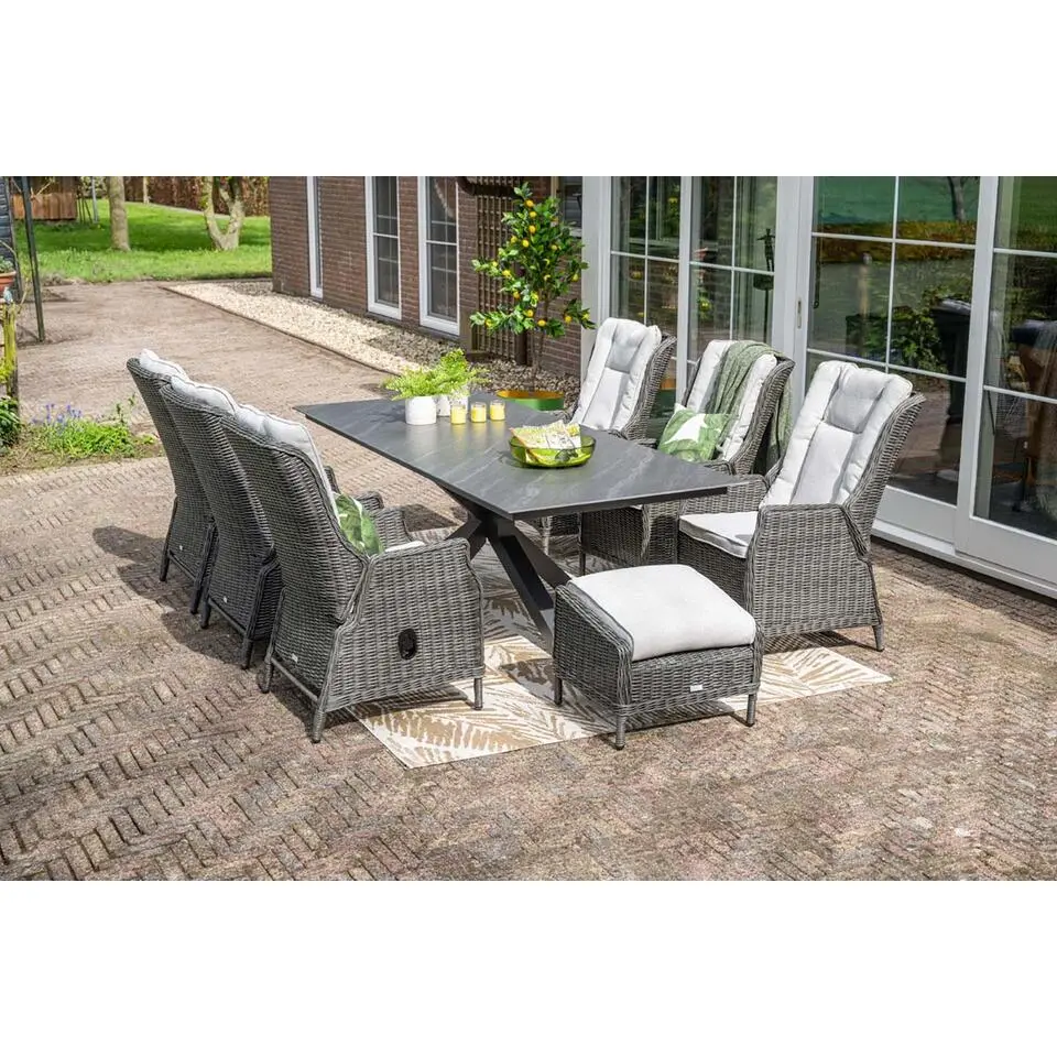 Garden Impressions - Marbella tuinstoel verstelbaar - valley zand