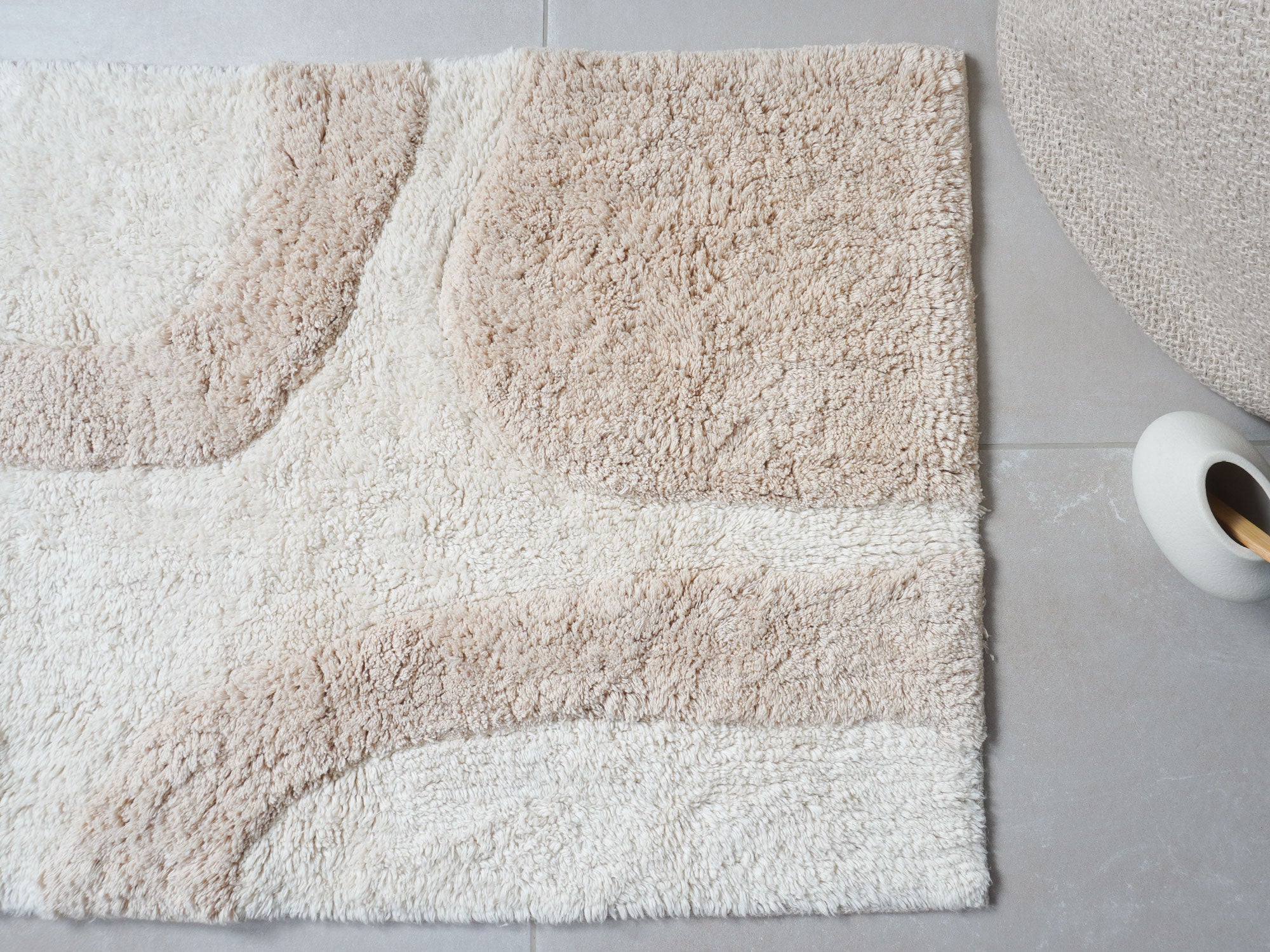 Veer Carpets - Badmat Baily - Naturel Beige 50 x 80 cm