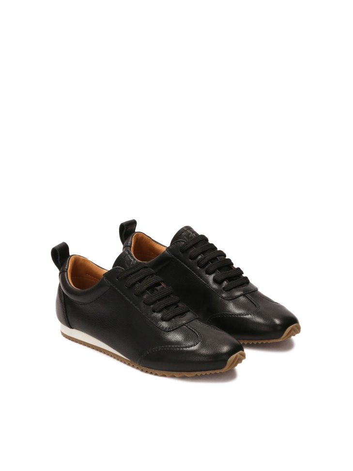 Minimalist black sneakers