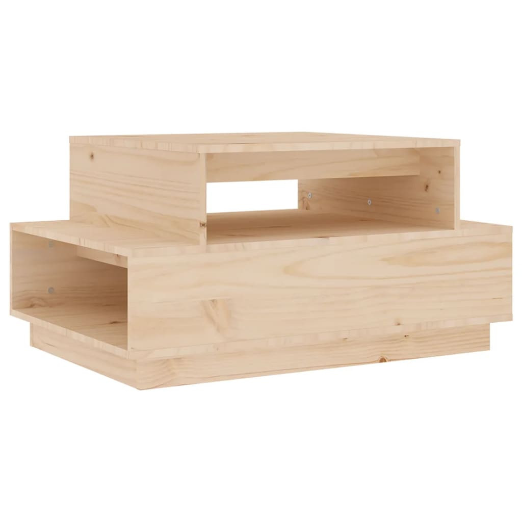 Stolik Kawowy Ława Stół Drewniany 80x55x40.5 Do Salonu Do Pokoju