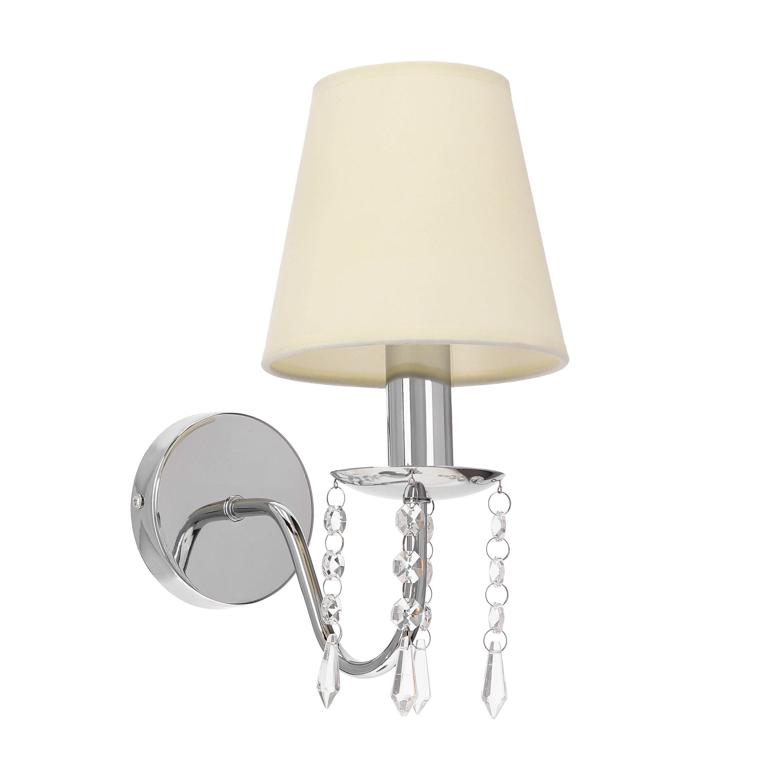 Lampa kinkiet RUTI 1x40w e14 beżowy