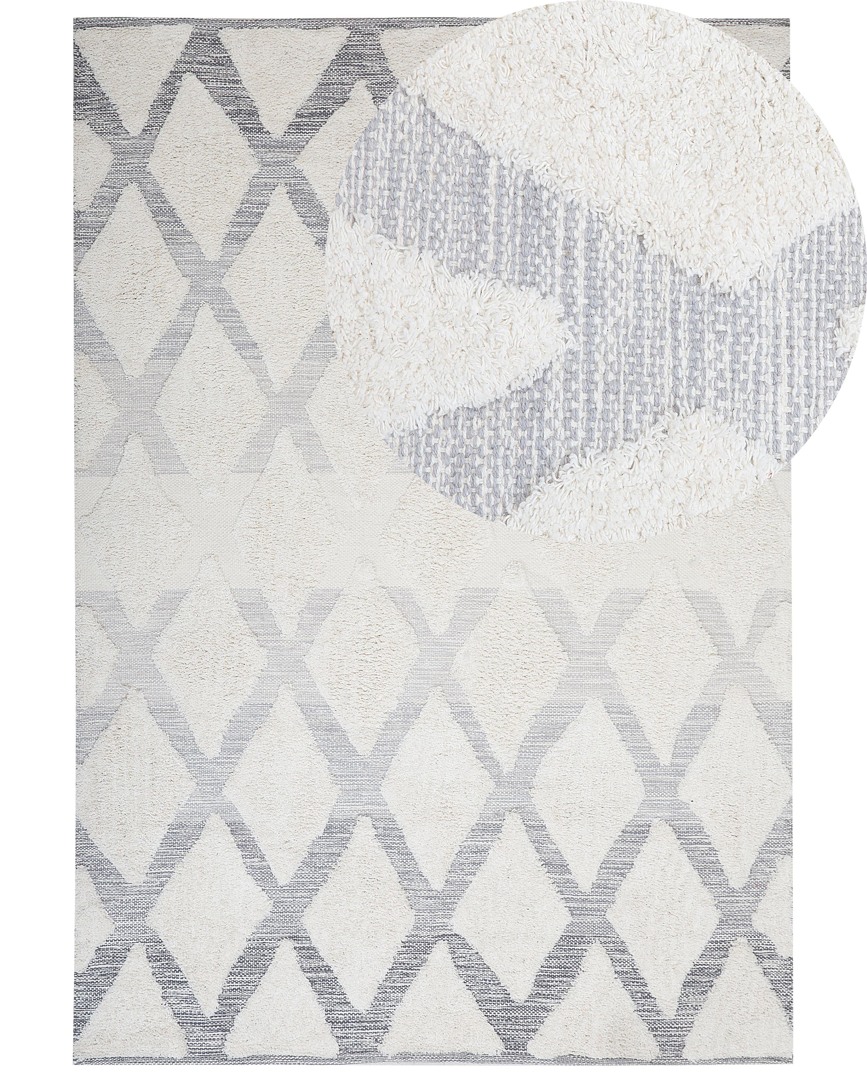 Rug PENDIK Light Beige 140 x 200 cm Cotton