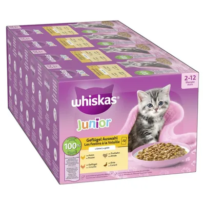 Whiskas Junior Pouches 48 x 85g
