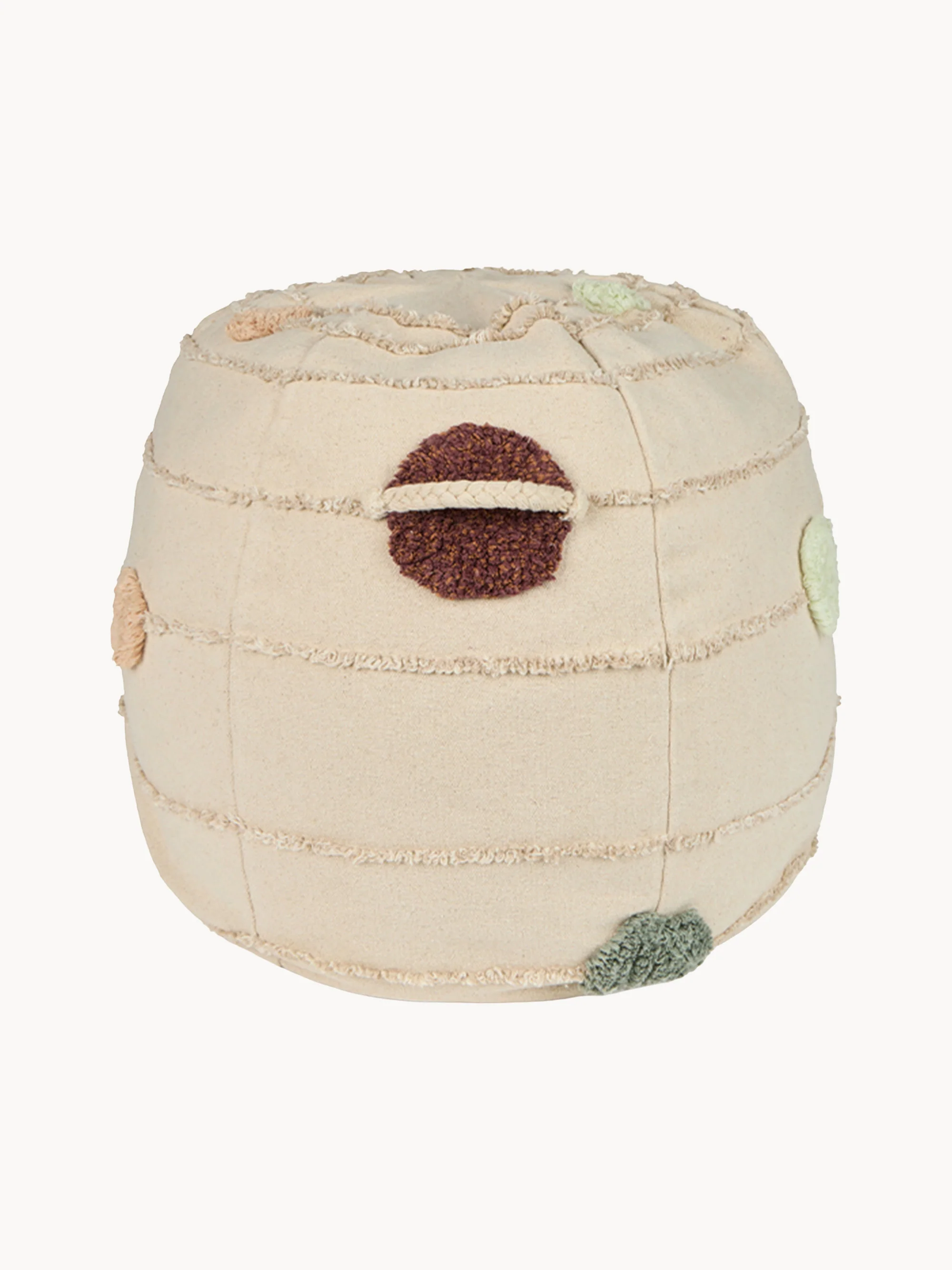 Handgefertigter Kinder-Pouf Solar System