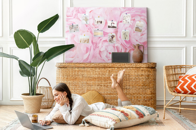 Tablica korkowa 120x80 cm organizer   pinezki Planer