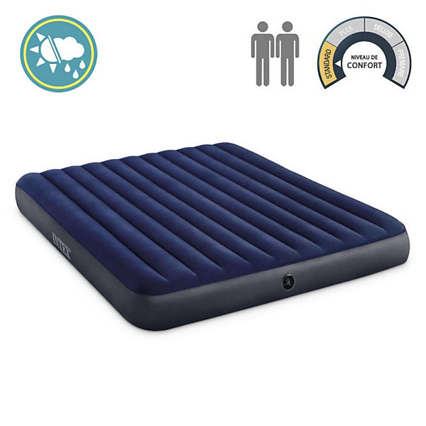 Matelas gonflable Intex Classic Downy - 2 places XXL