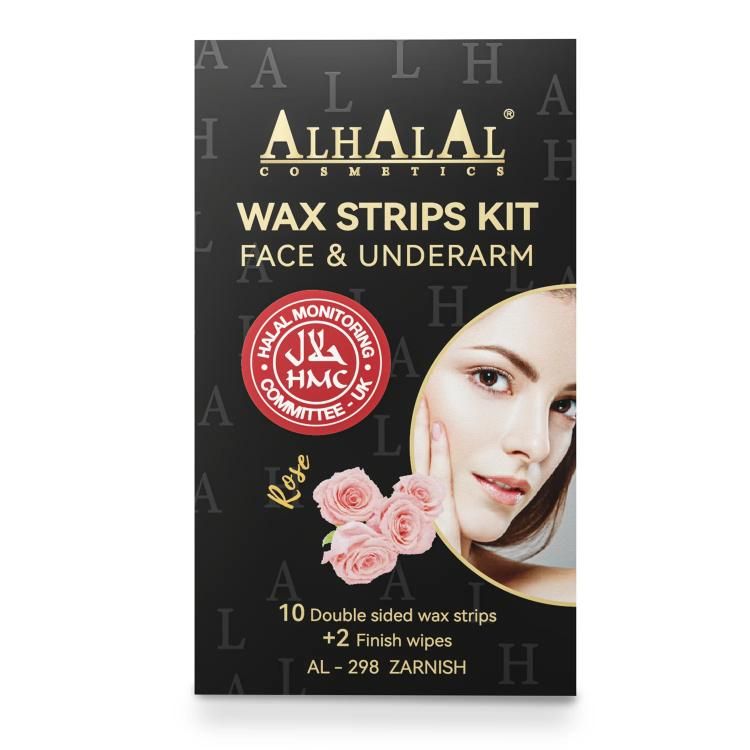 Alhalal Cosmetics Al-298 Zarnish Face & Underarm Wax Strip
