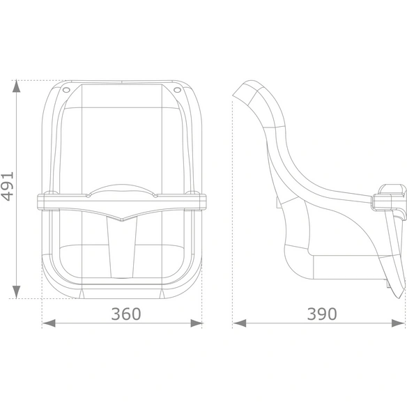 Babyschaukel, Kunststoff/hart_polyethylen_hdpe