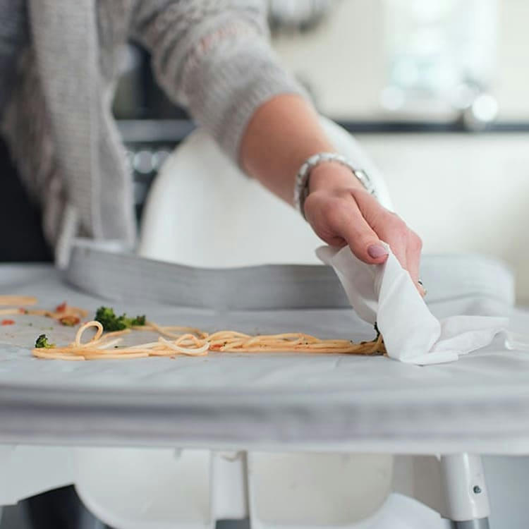 - Kit bavoir et plateau transportable Sage Green