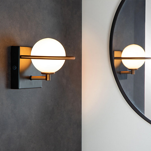 APPLIQUE MURALE APP1300-1W BLACK GOLD