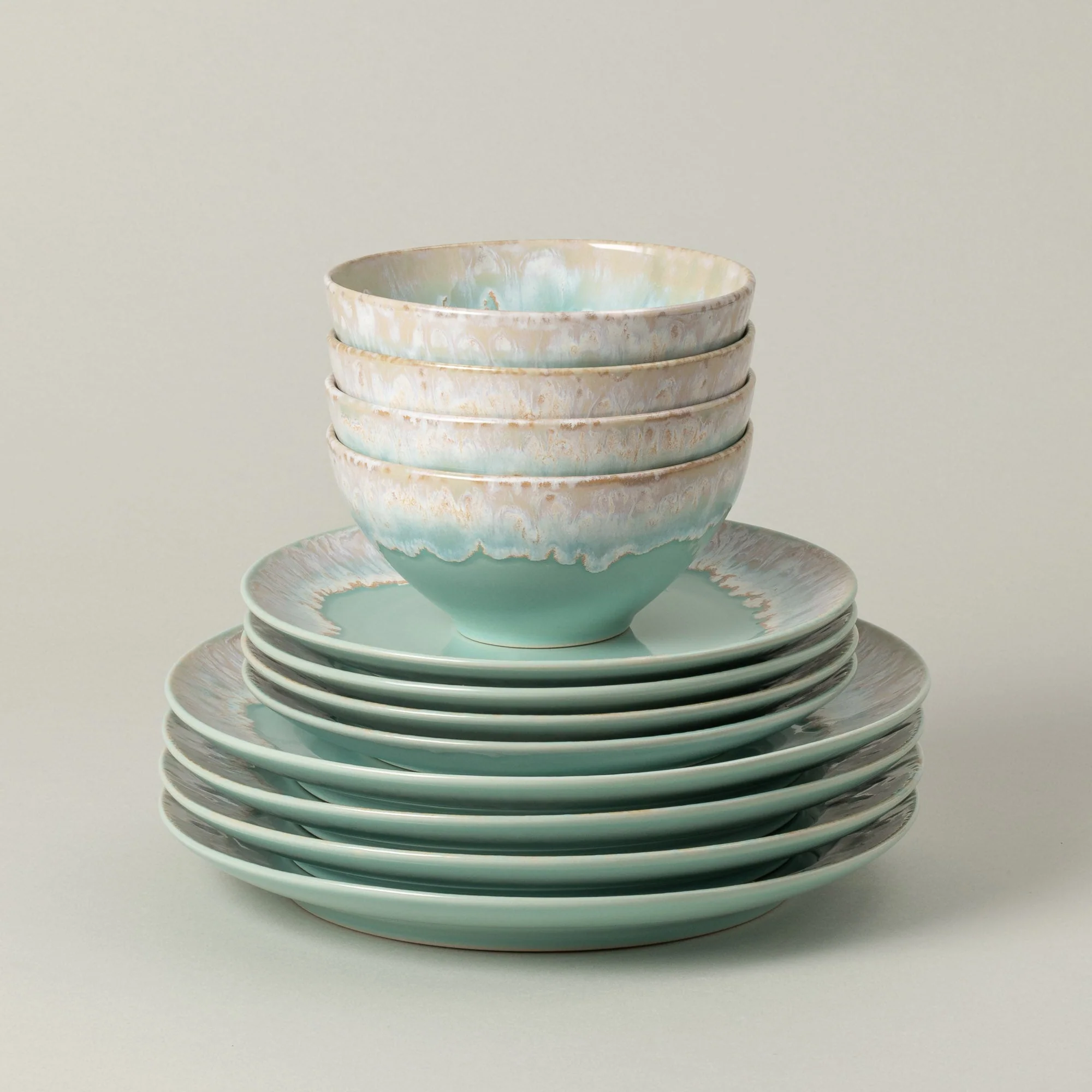 12-Piece Dinnerware Set with Bowl Taormina, Casafina by COSTA NOVA