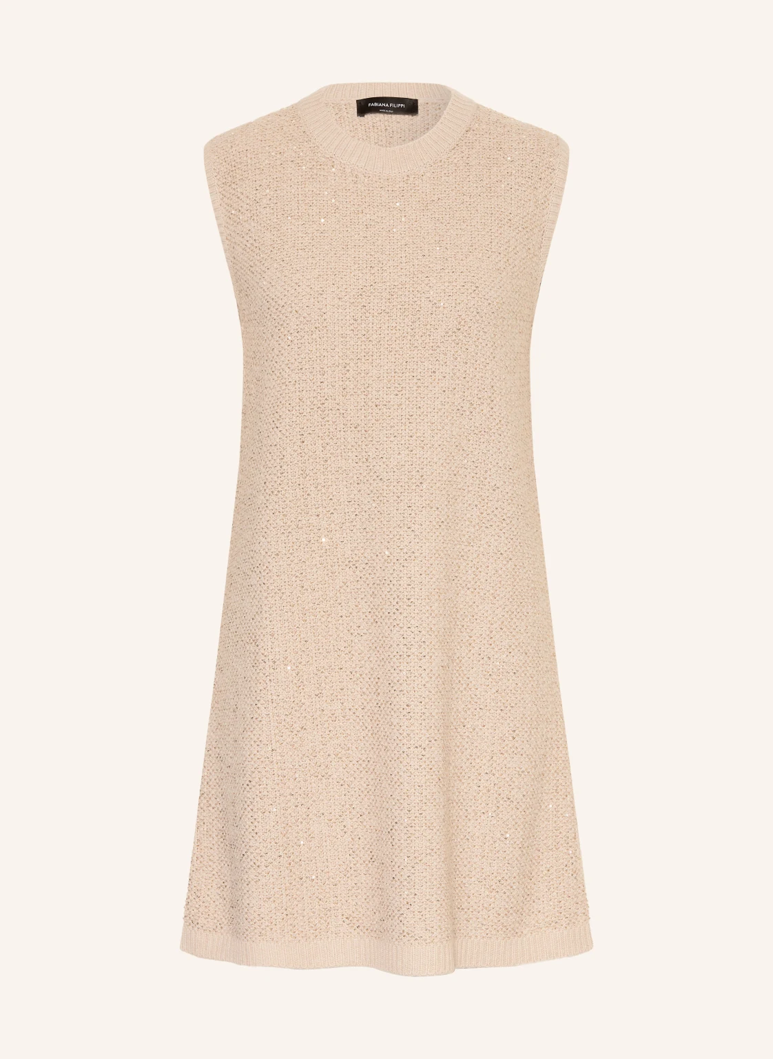 FABIANA FILIPPI Strickkleid mit Pailletten
