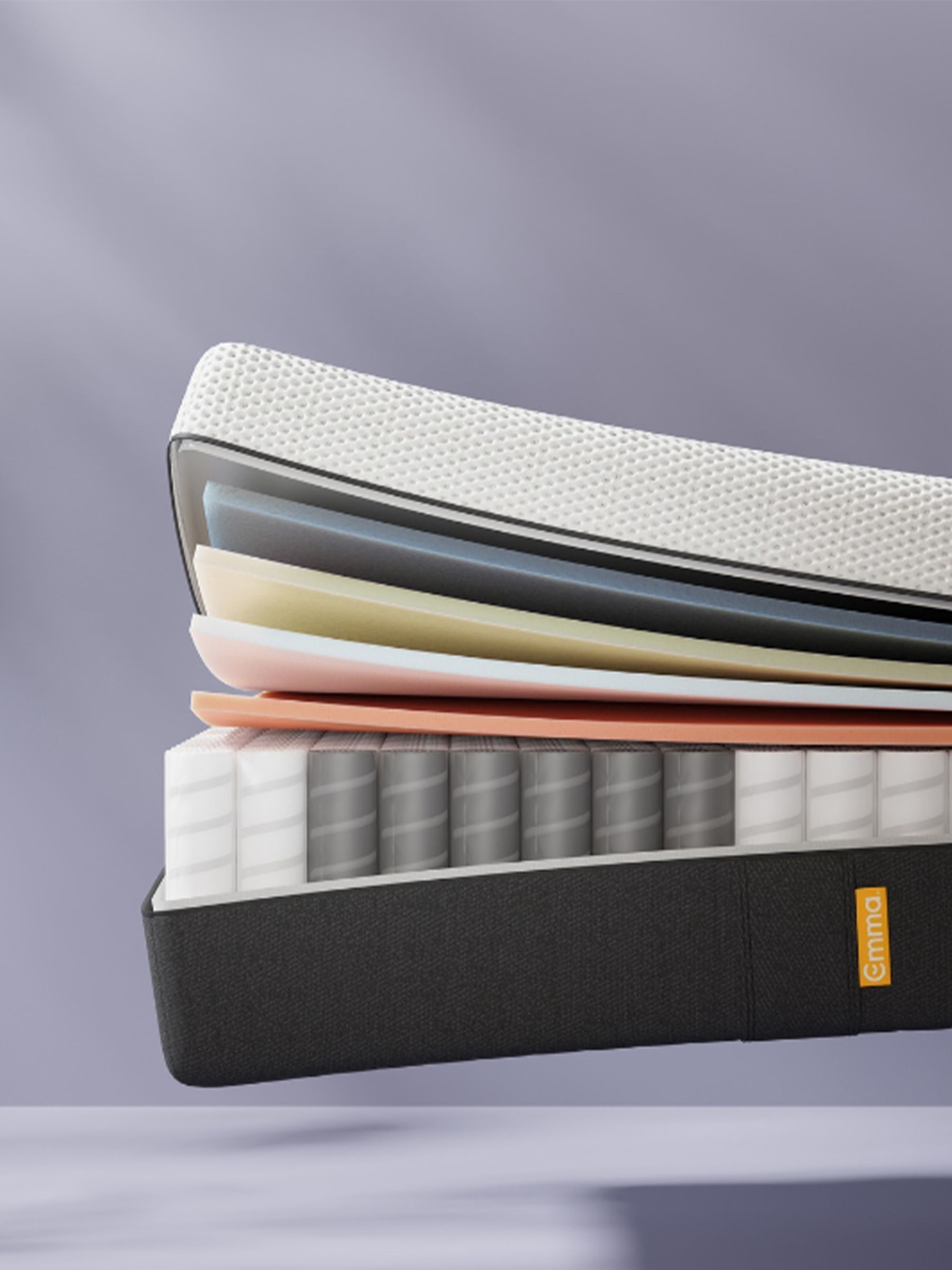 Emma Grey Hybrid Thermosync Cooling Mattress