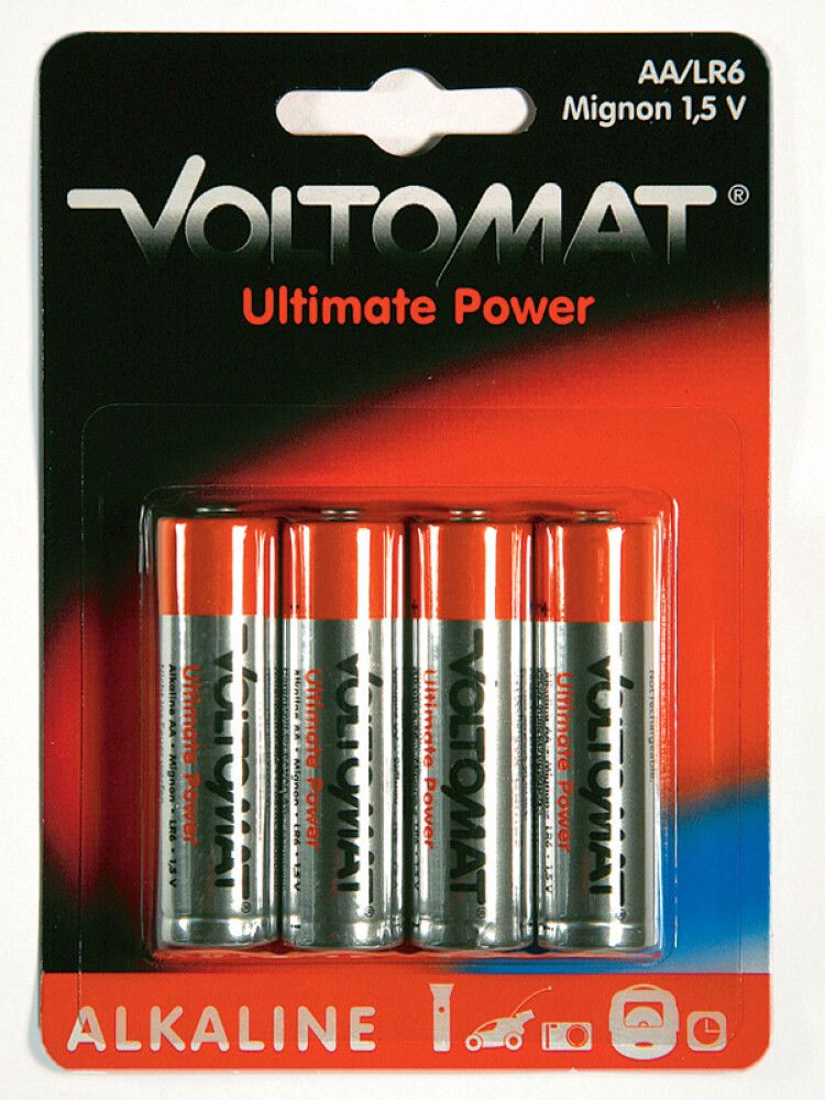BATTERI ALKALISKT AA LR6 4-PACK