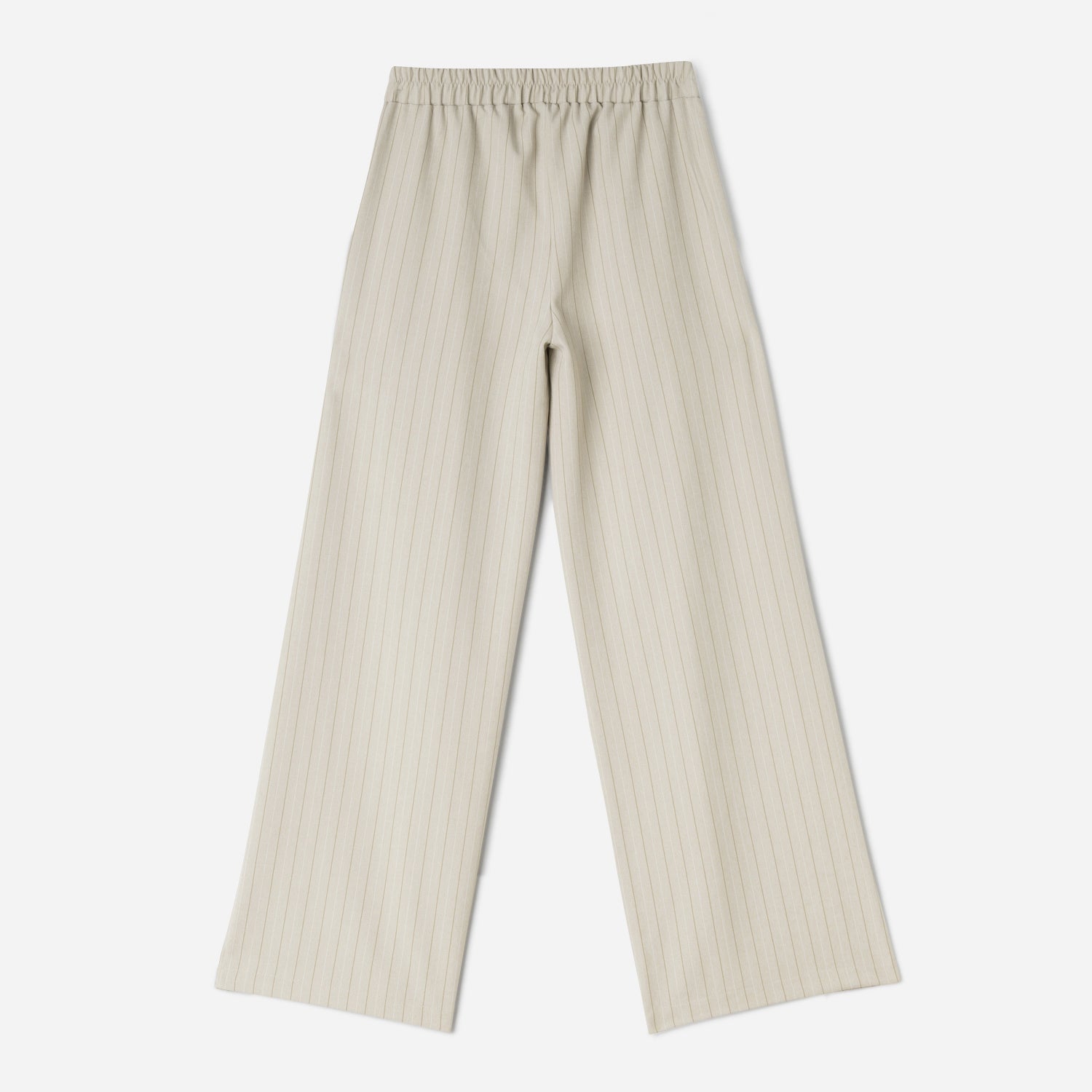 Pantalon de tailleur TEXTO beige rayures tennis