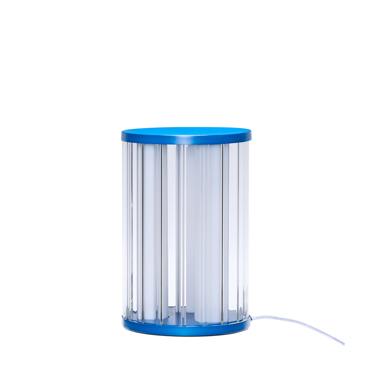 Hübsch tafellamp Aru - glas/ijzer - ø20xh30cm