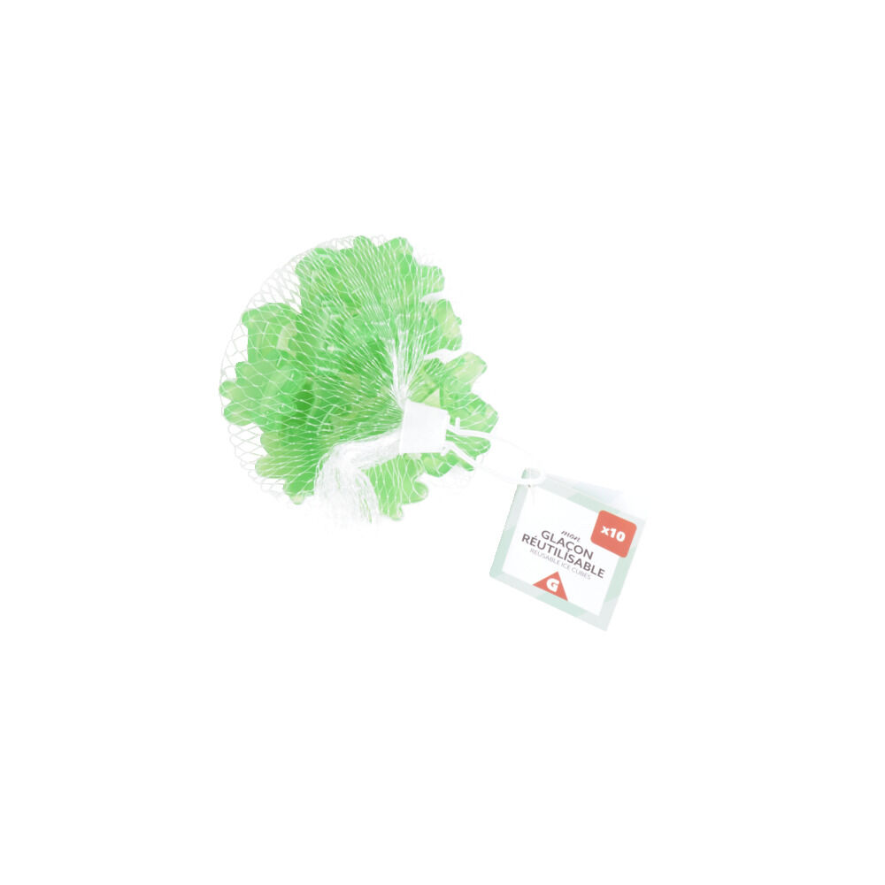 Lot de 10 glaçons réutilisables en forme de palmier 5x4cm