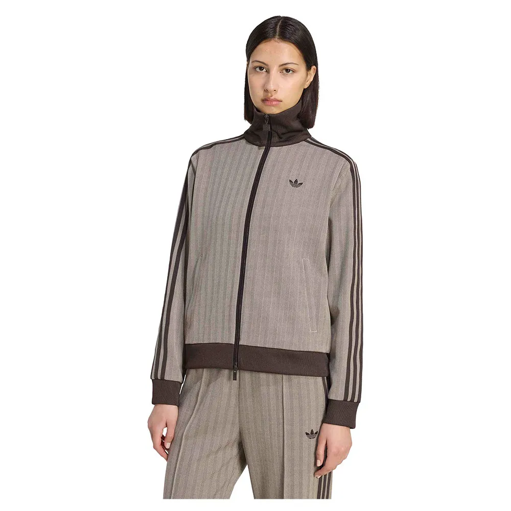 adidas Originals Track Tweed full zip sweatshirt