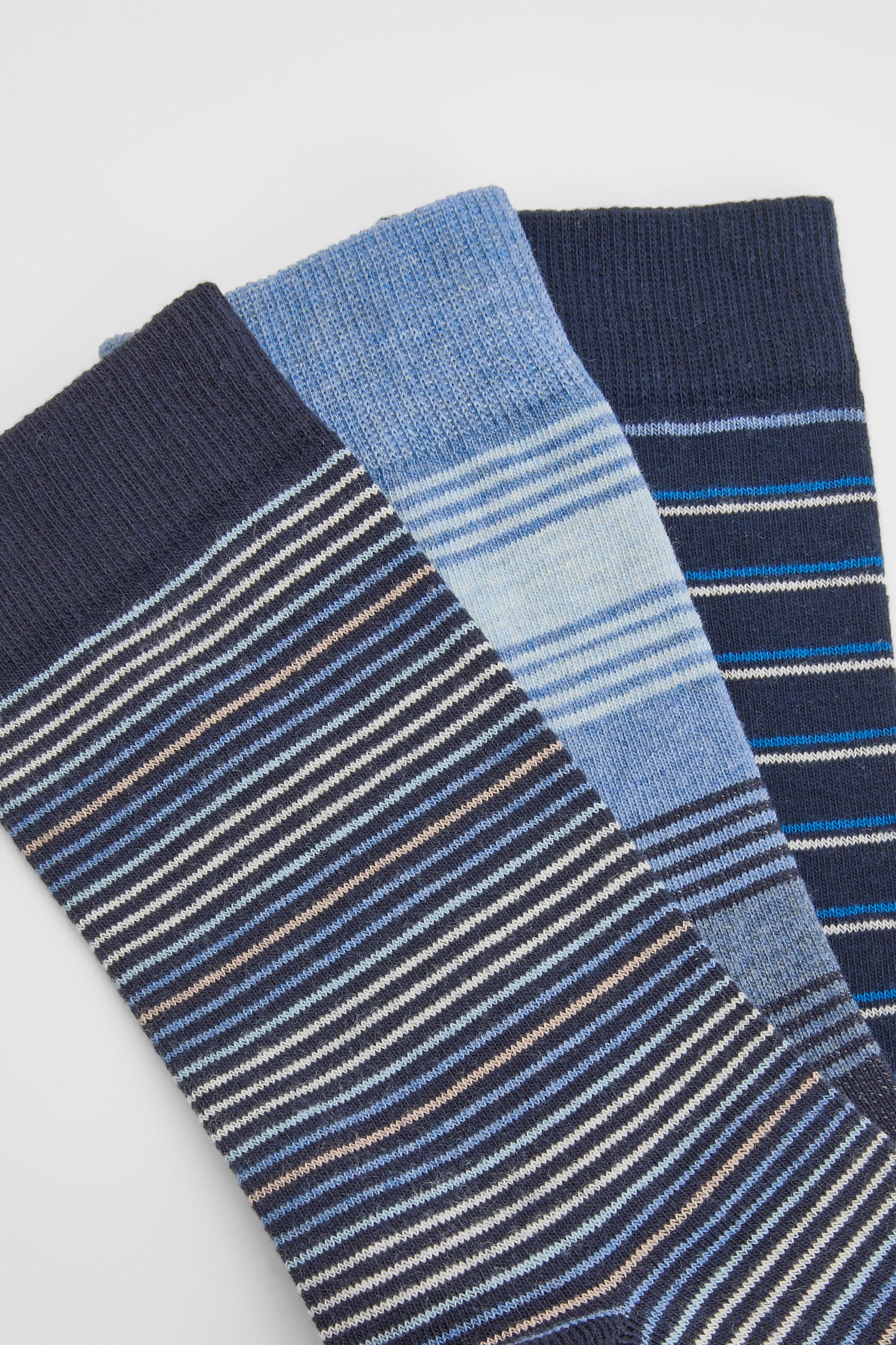Maine Multi 3 Pack Striped Socks