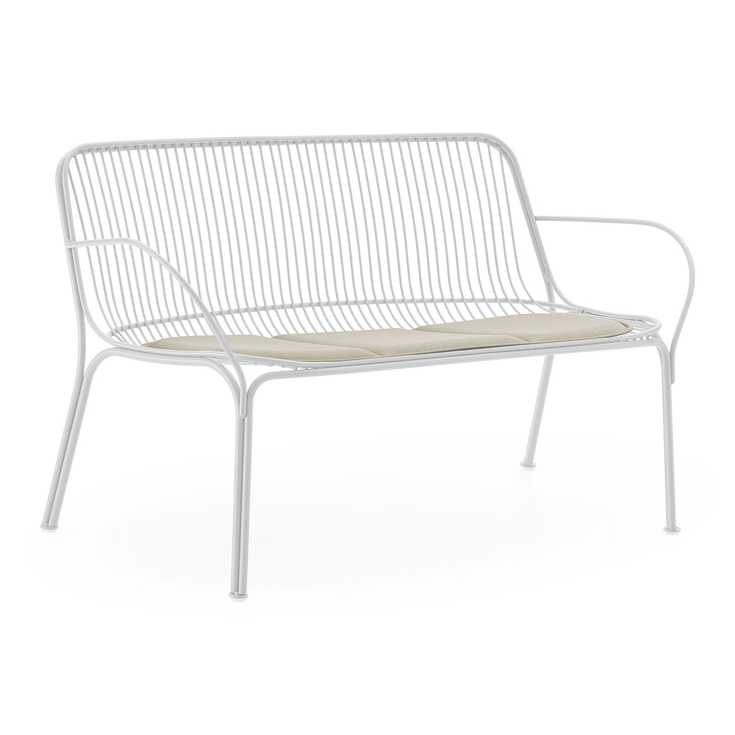 Kartell Hiray Zitkussen voor Tuinbank - Ecru