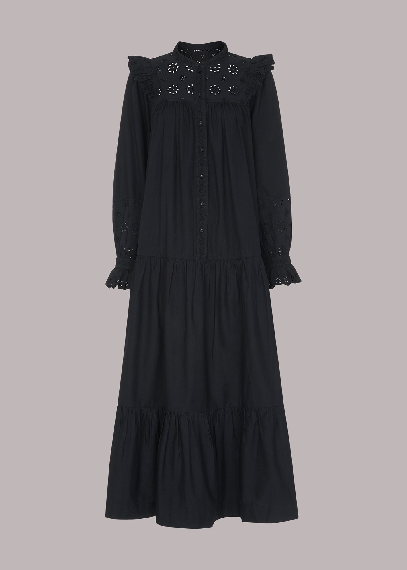 Whistles Talula Broderie Trapeze Dress