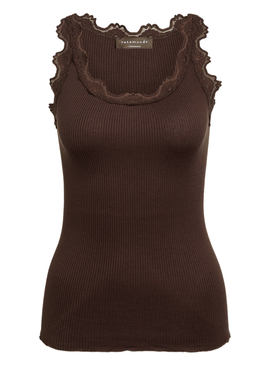 rosemunde Seidentop BABETTE mit Spitze