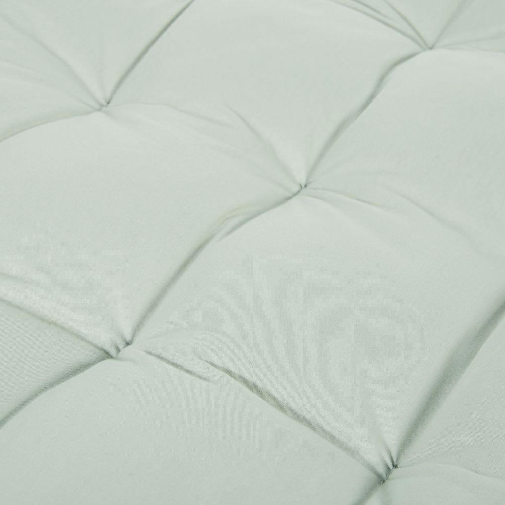 - Matelas de sol en coton vert d'eau 60x120