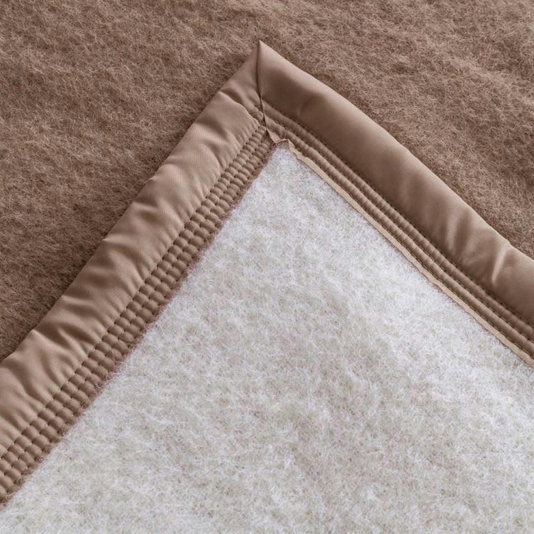 VOLTA500 - Couverture double face en 100% laine chamois 220 x 240