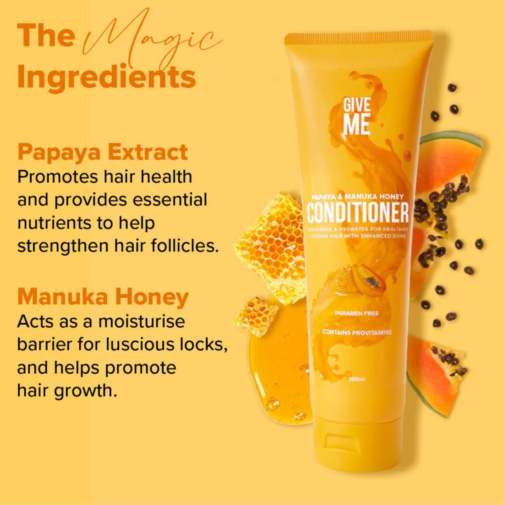 Give Me Papaya & Manuka Honey Hair Conditioner - 300ml