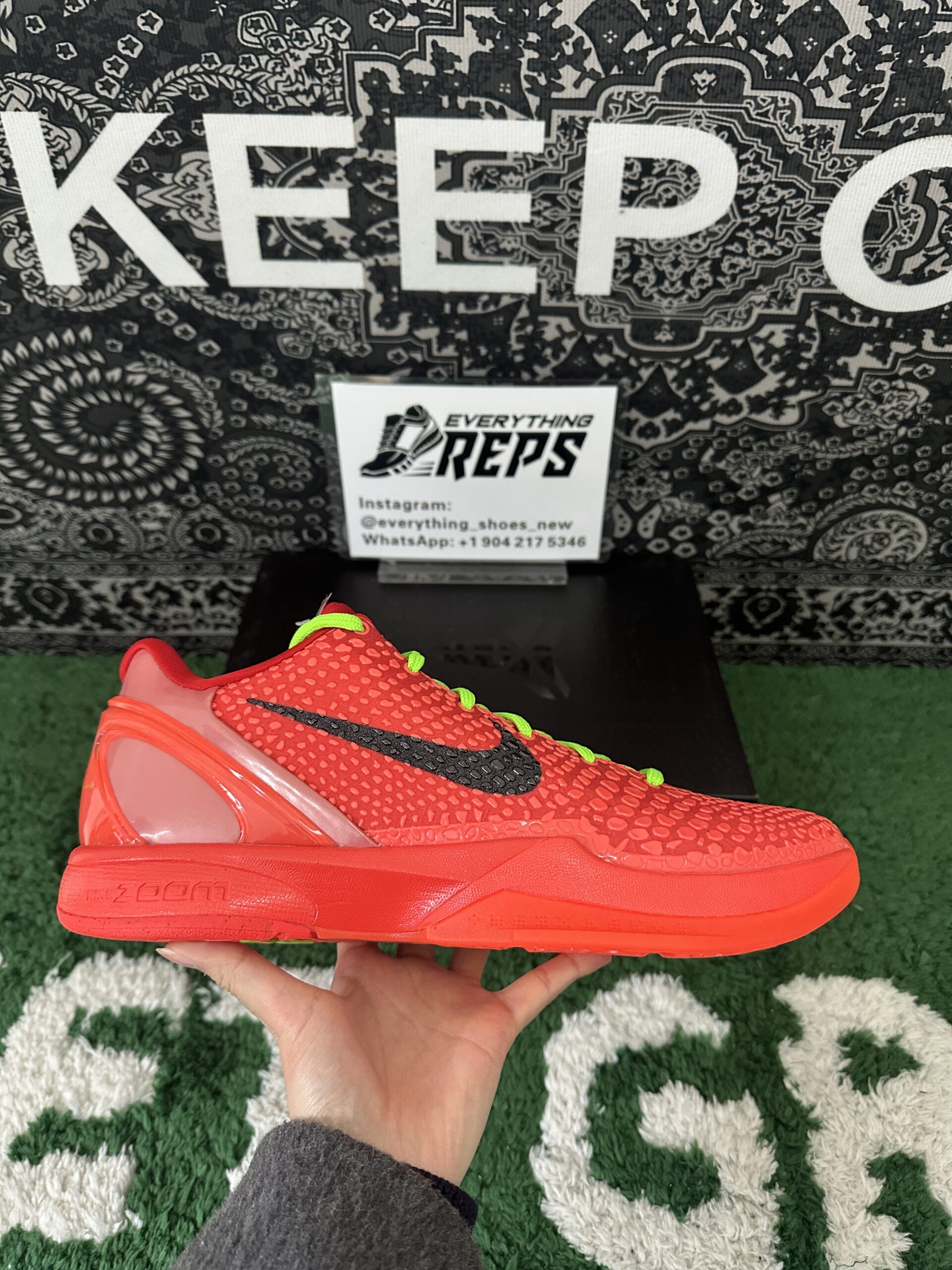 Nike Kobe 6 Protro Reverse Grinch